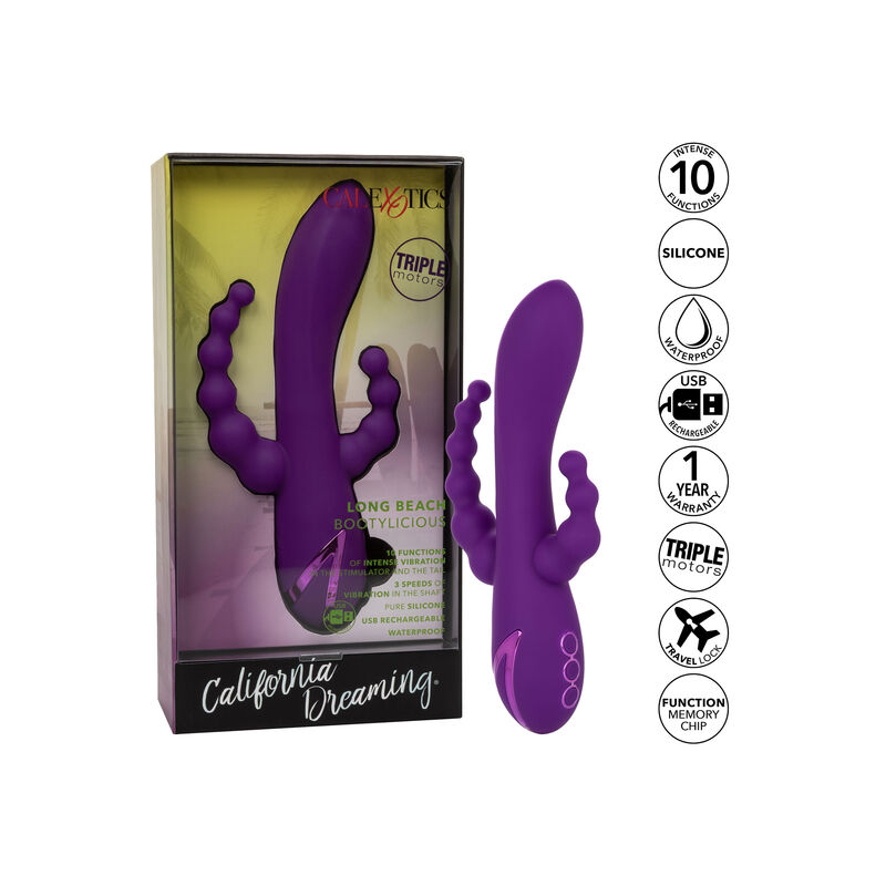 Masseur triple action vibrant Long Beach — CALEXOTICS
