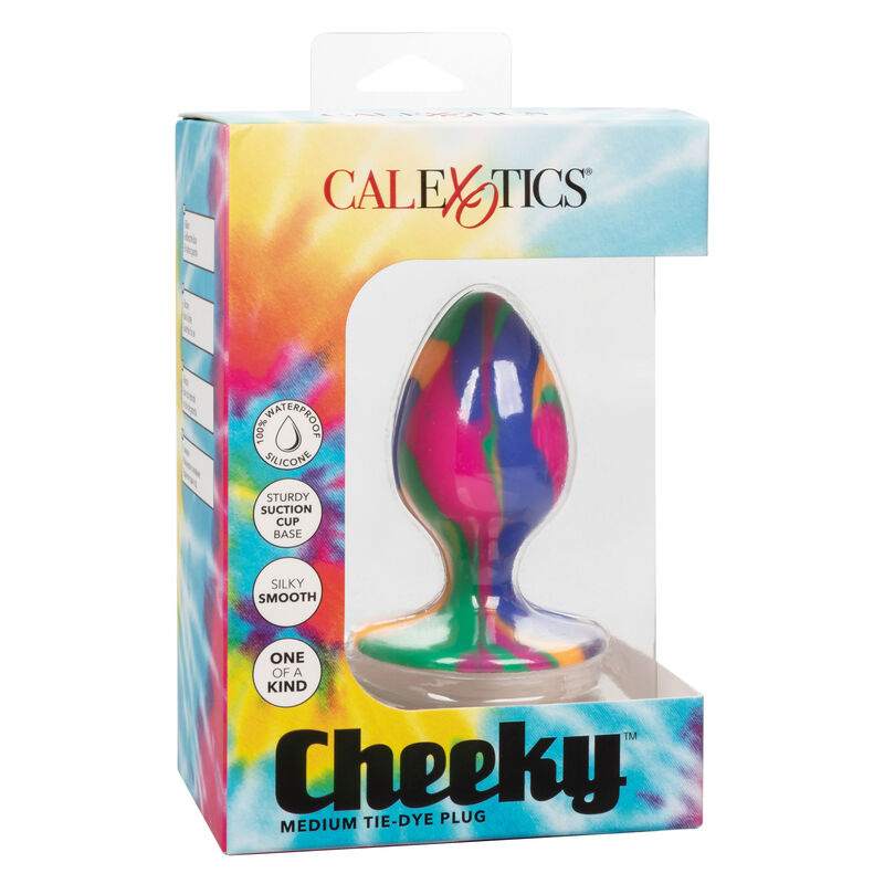 Bouchon anal tie-dye moyen — CALEXOTICS