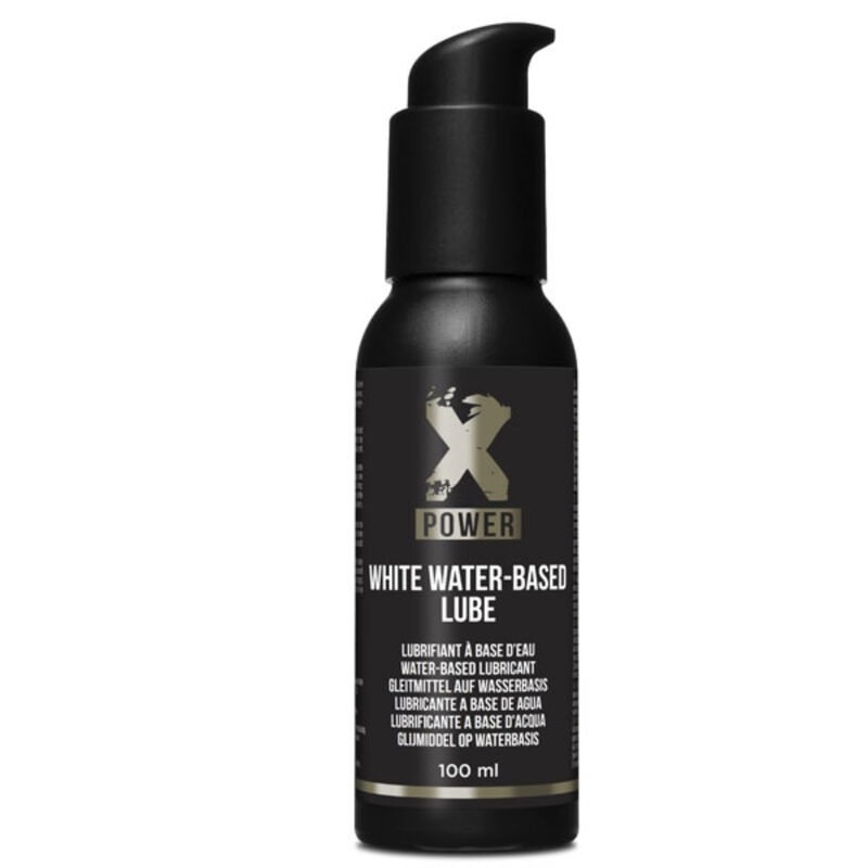 Lubrifiant blanc base d'eau à l'aspect naturel — XPOWER