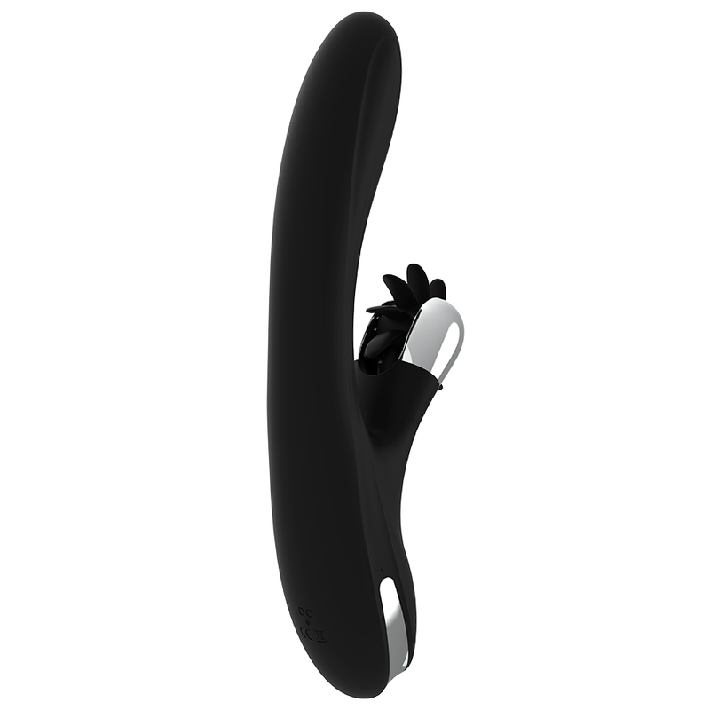 Stimulateur double action vague et vibrations — BLACK&SILVER