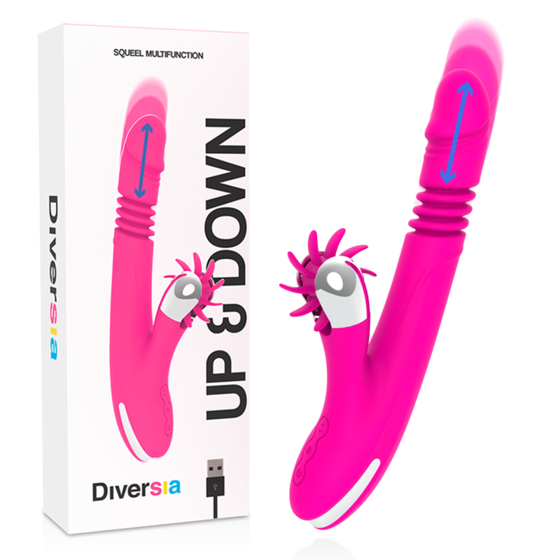 Stimulateur vibrant et rotatif Bunny Up & Down — DIVERSIA