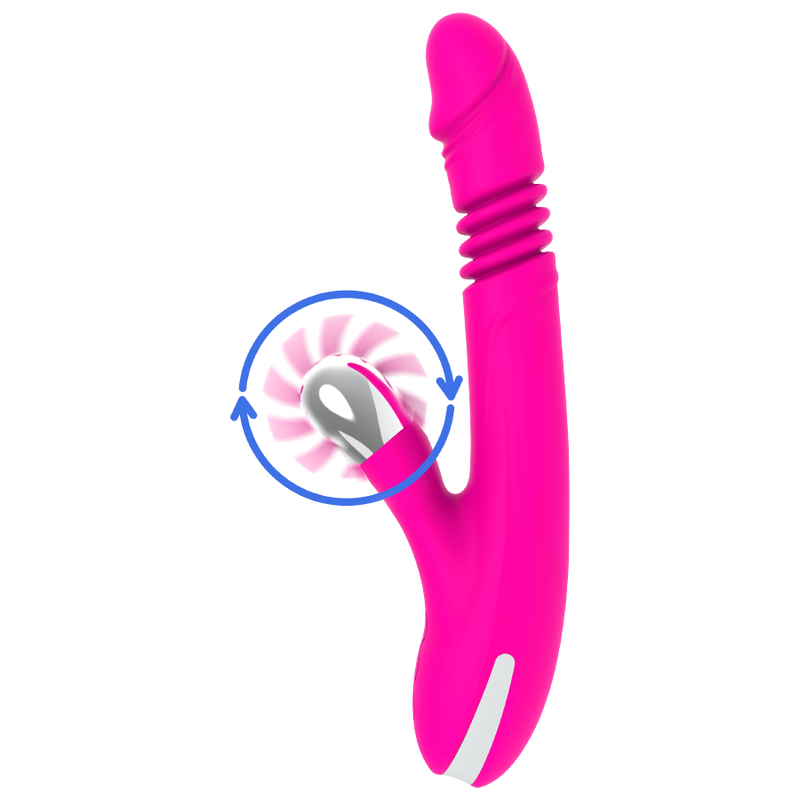 Stimulateur vibrant et rotatif Bunny Up & Down — DIVERSIA