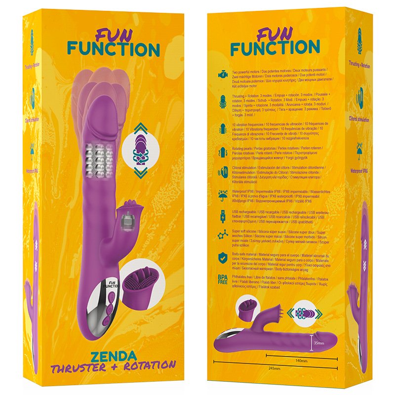 Stimulateur rotatif et propulseur Zenda — FUN FUNCTION
