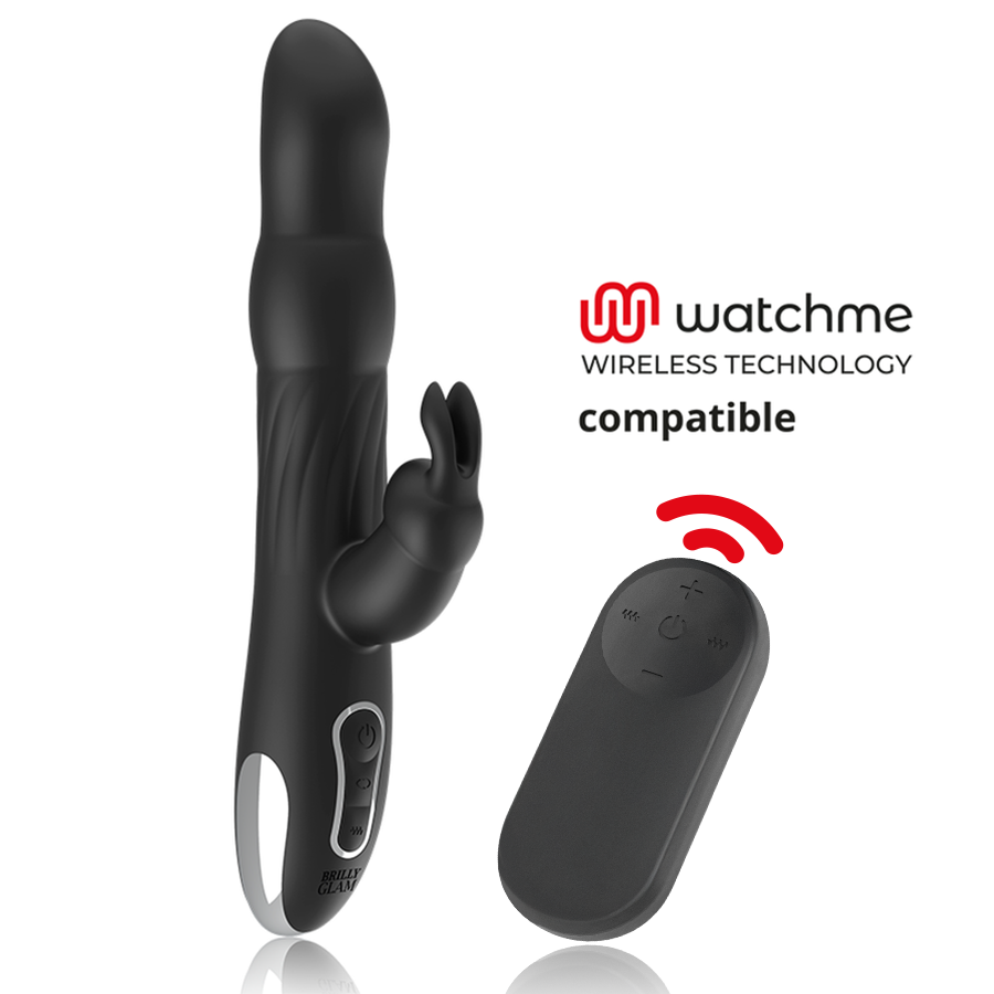 Vibromasseur rabbit rotatif moebius avec télécommande watchme — BRILLY GLAM
