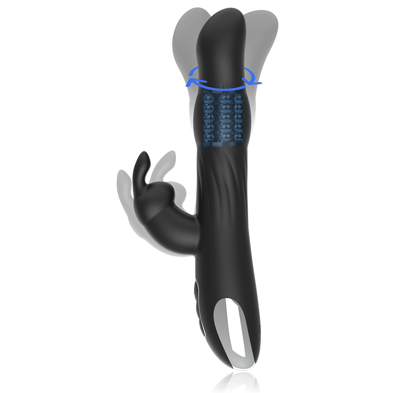 Vibromasseur rabbit rotatif moebius avec télécommande watchme — BRILLY GLAM