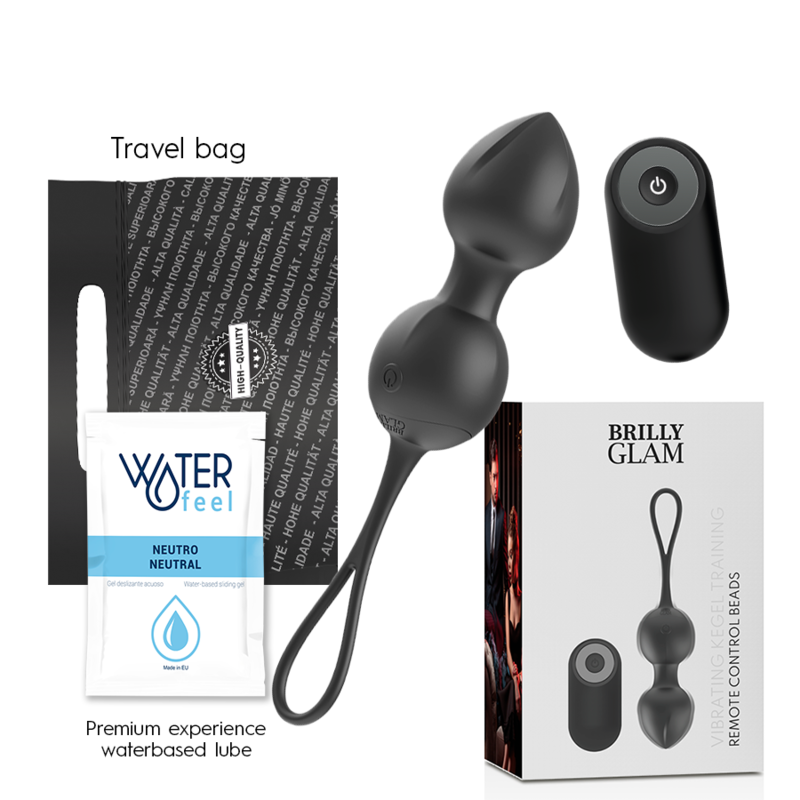 Boules de Kegel vibrantes télécommandées — BRILLY GLAM