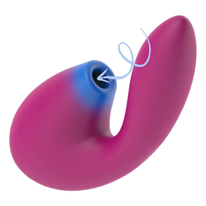 Stimolatore doppio piacere con suzione clitoridea — COVERME