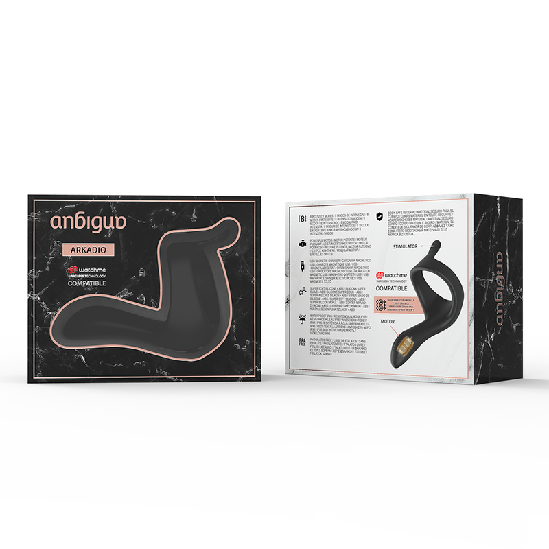 Stimulateur du gland et du périnée compatible WatchMe — ANBIGUO