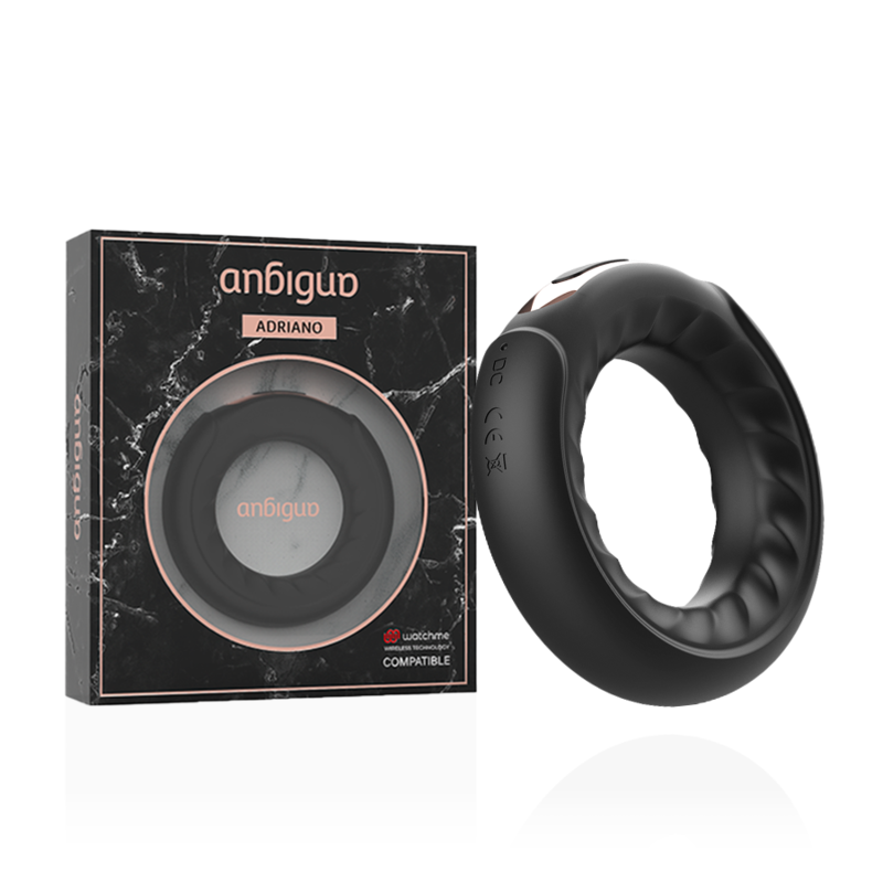 Anneau vibrant Adriano avec télécommande watchme — ANBIGUO
