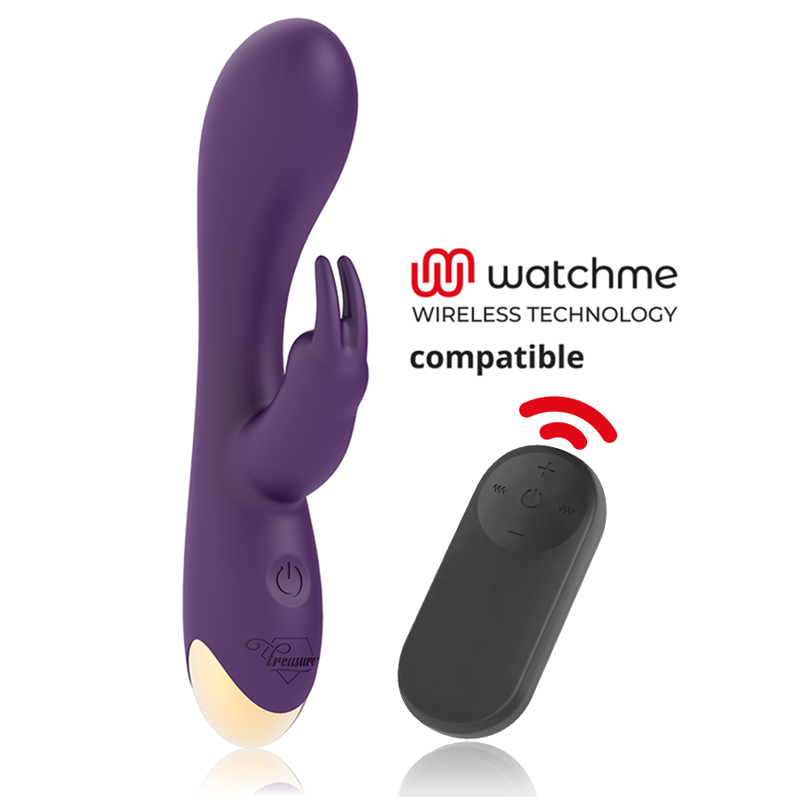 Vibromasseur rabbit avec télécommande Watchme — TREASURE
