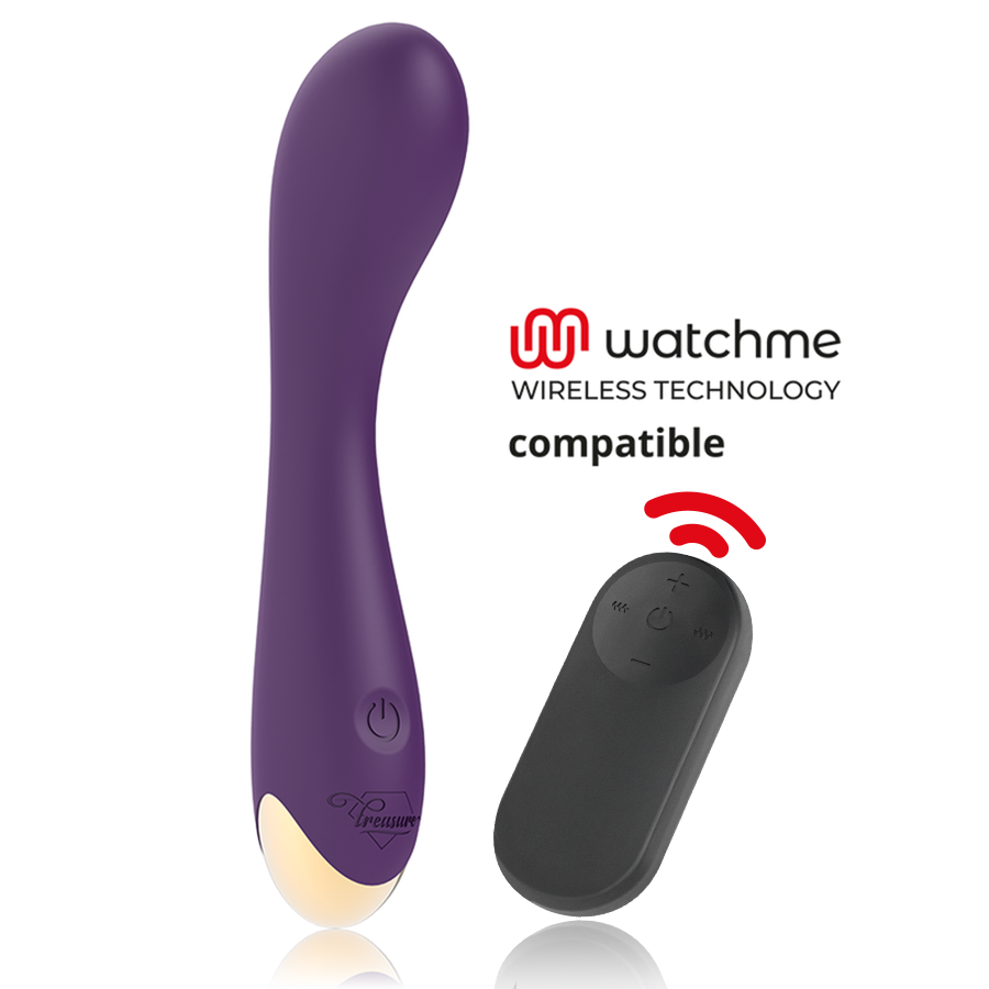 Vibromasseur point G hansel avec télécommande Watchme — TREASURE