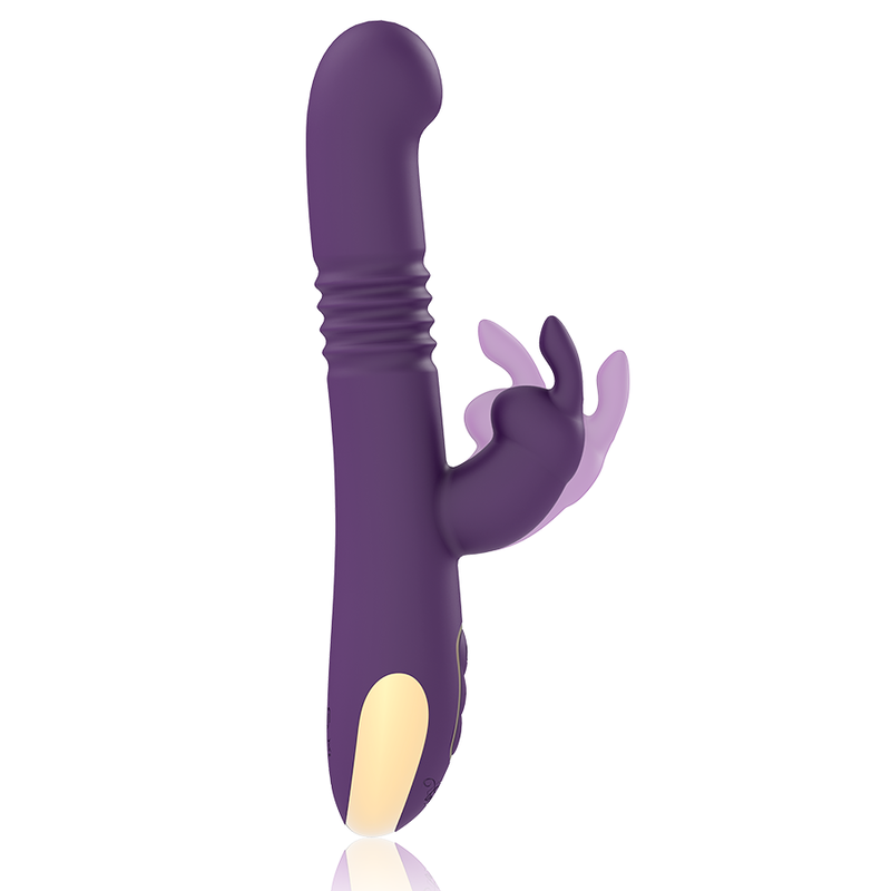 Vibromasseur rabbit rotatif télescopique avec télécommande montre — TREASURE