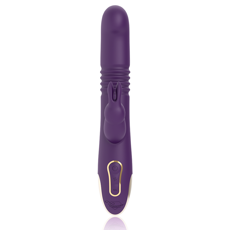 Vibromasseur rabbit rotatif télescopique avec télécommande montre — TREASURE