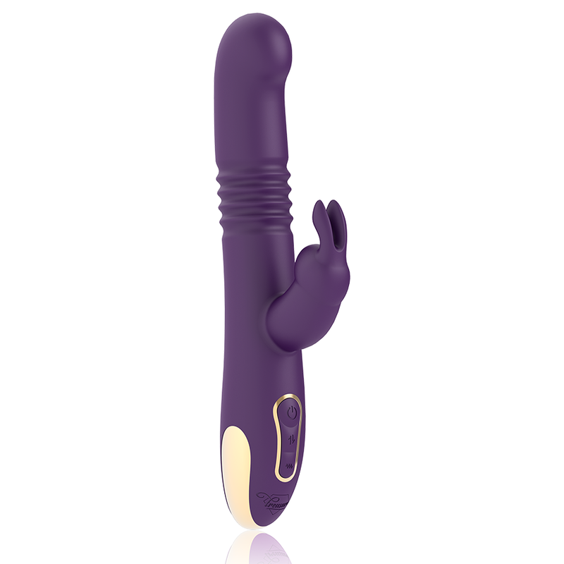 Vibromasseur rabbit rotatif télescopique avec télécommande montre — TREASURE