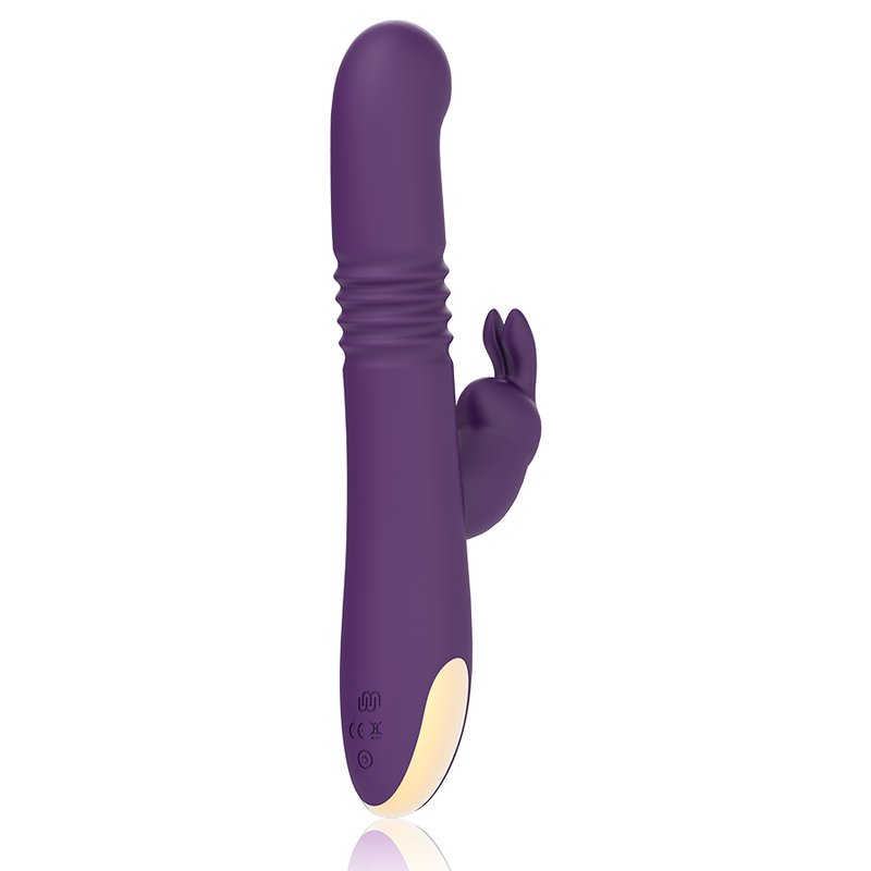 Vibromasseur rabbit rotatif télescopique avec télécommande montre — TREASURE
