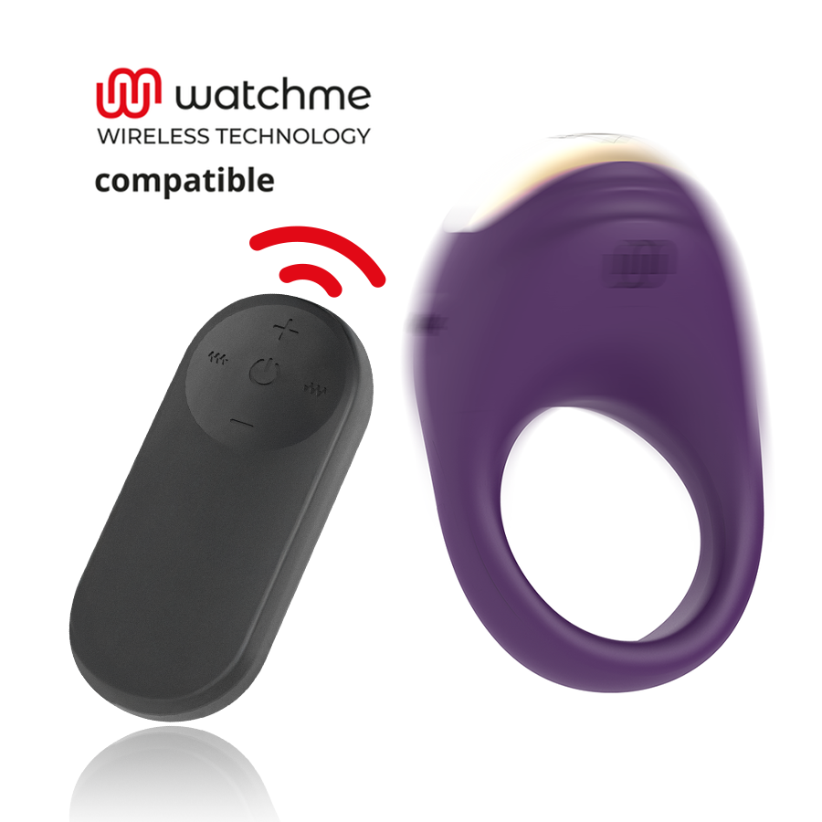Anneau vibrant pour couples Robin avec télécommande WatchMe — TREASURE