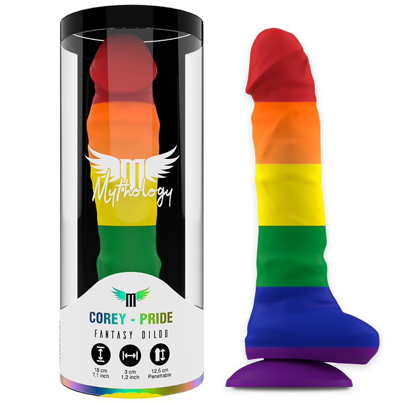 Gode mythologique Corey Pride taille M — MYTHOLOGY FANTASY DILDO