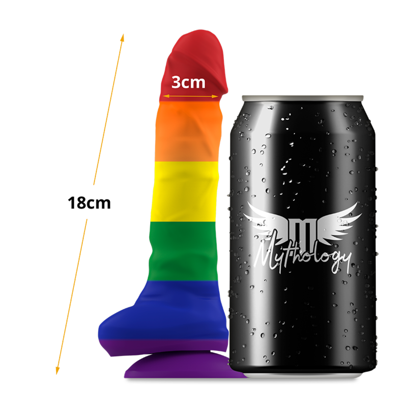 Gode mythologique Corey Pride taille M — MYTHOLOGY FANTASY DILDO