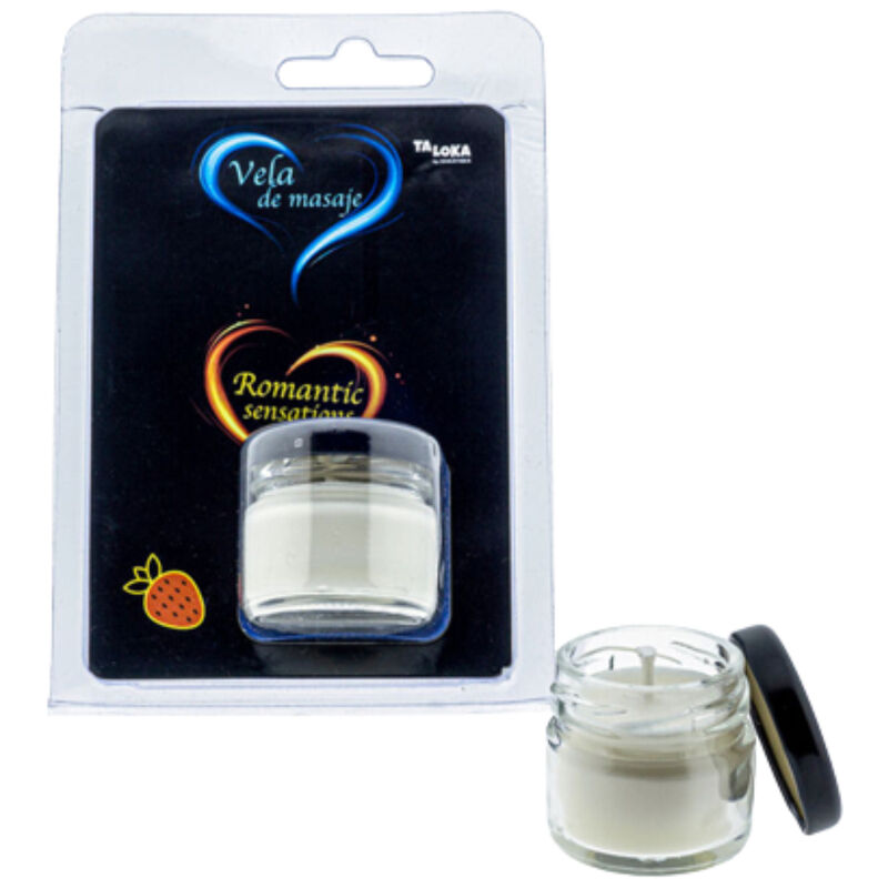 Bougie de massage parfum fraise — TALOKA