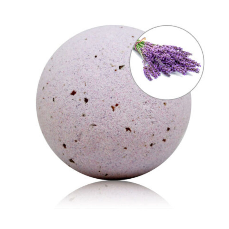 Bombe de bain parfumée lavande et pétales de rose — TALOKA