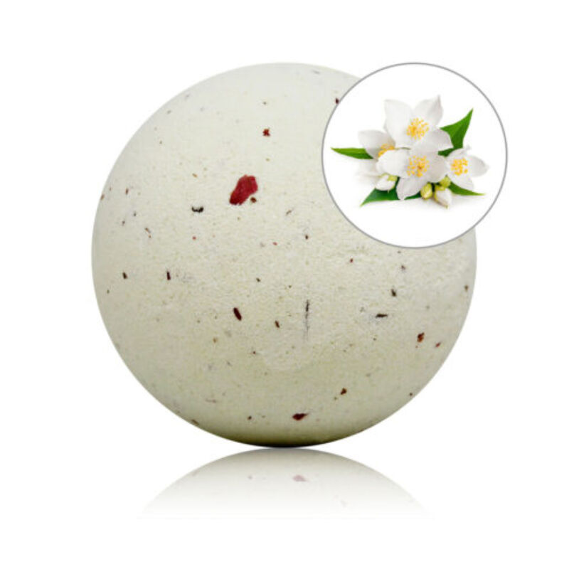 Bombe de bain parfumée au jasmin et aux pétales de rose — TALOKA