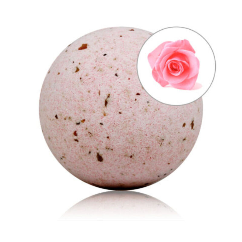 Bombe de bain parfumée aux roses et pétales de rose — TALOKA