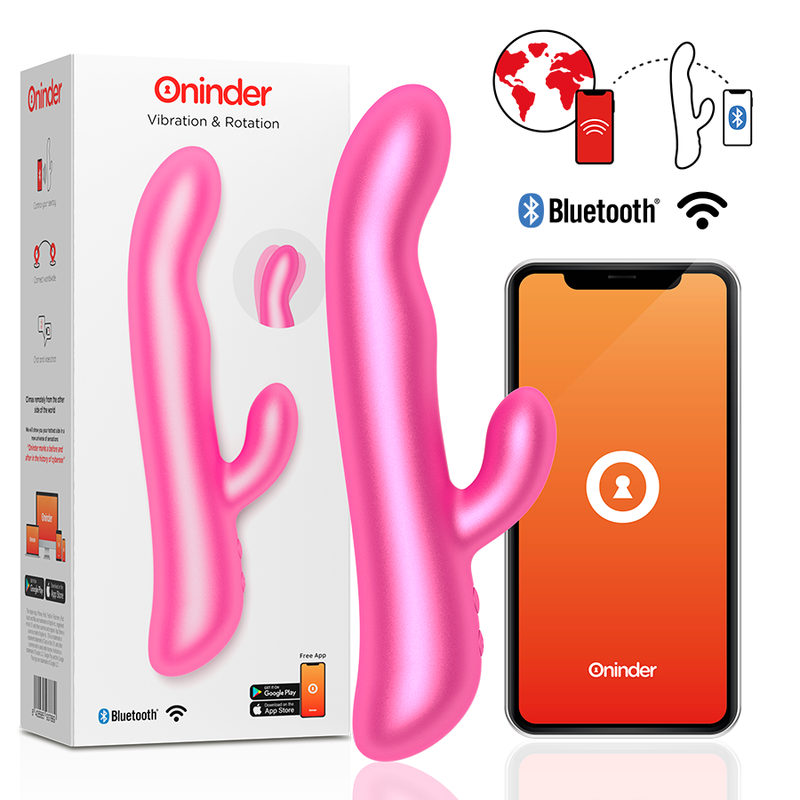 Lapin vibrant double stimulation rotation — ONINDER