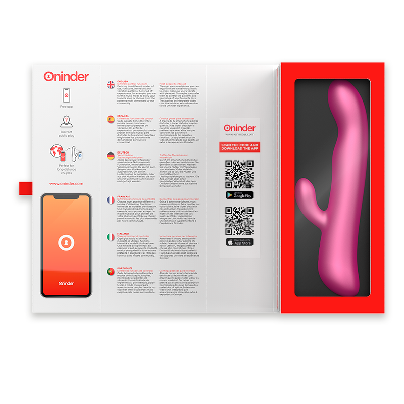 Lapin vibrant double stimulation rotation — ONINDER