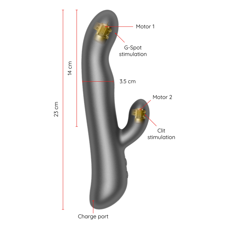 Lapin vibrant à rotation et vibration — ONINDER