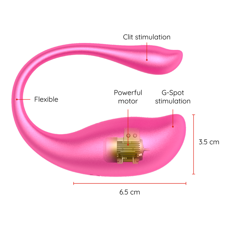 Œuf vibrant connecté rose — ONINDER
