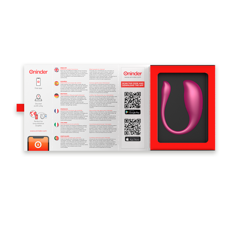 Œuf vibrant connecté rose — ONINDER