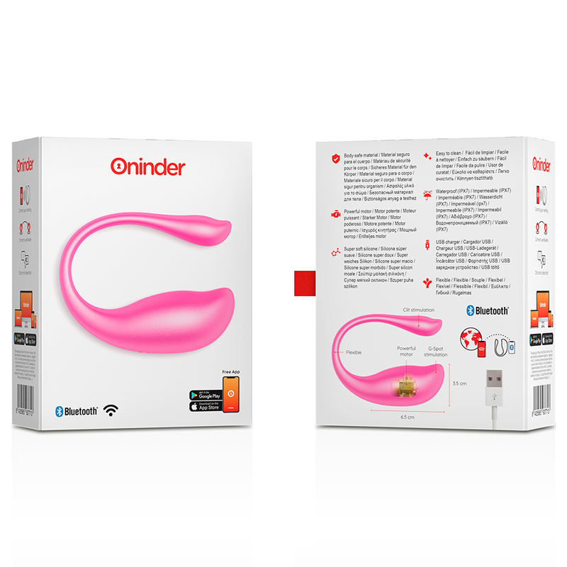 Œuf vibrant connecté rose — ONINDER