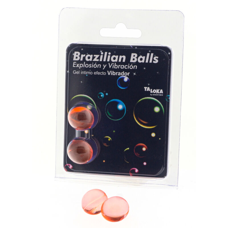 Deux billes brésiliennes gel lubrifiant effet vibrant — TALOKA
