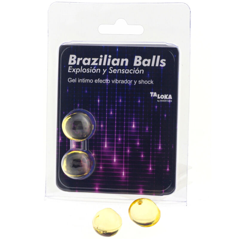 Billes brésiliennes gel excitant vibrant et effet choc — TALOKA