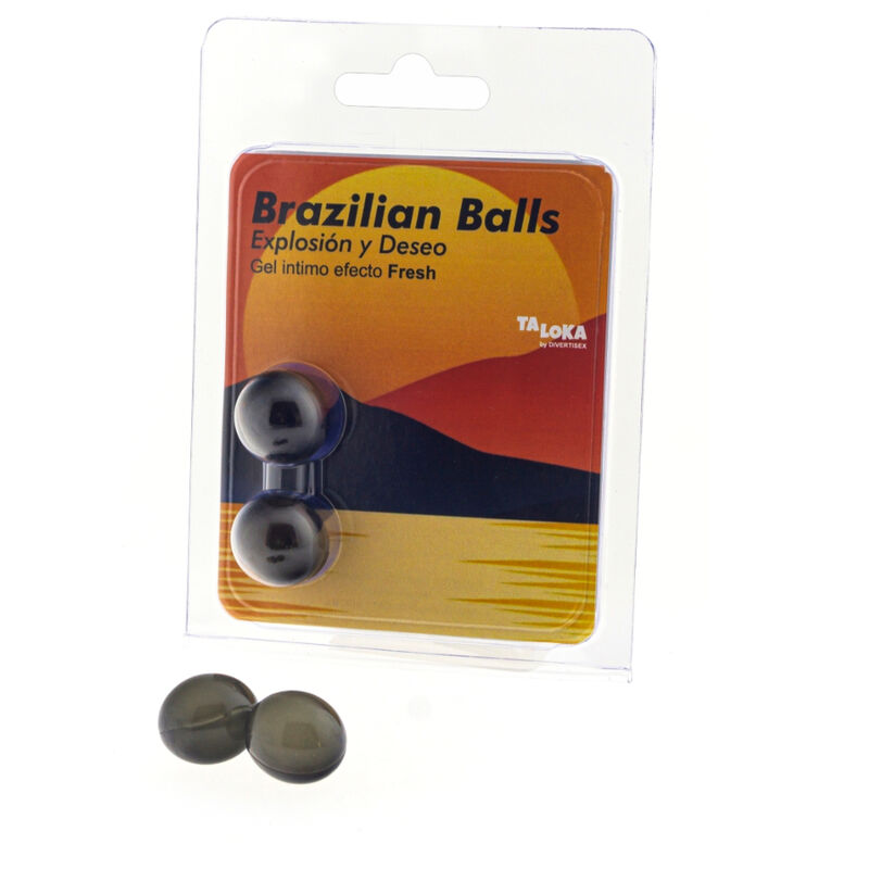 2 boules brésiliennes gel excitant effet frais — TALOKA