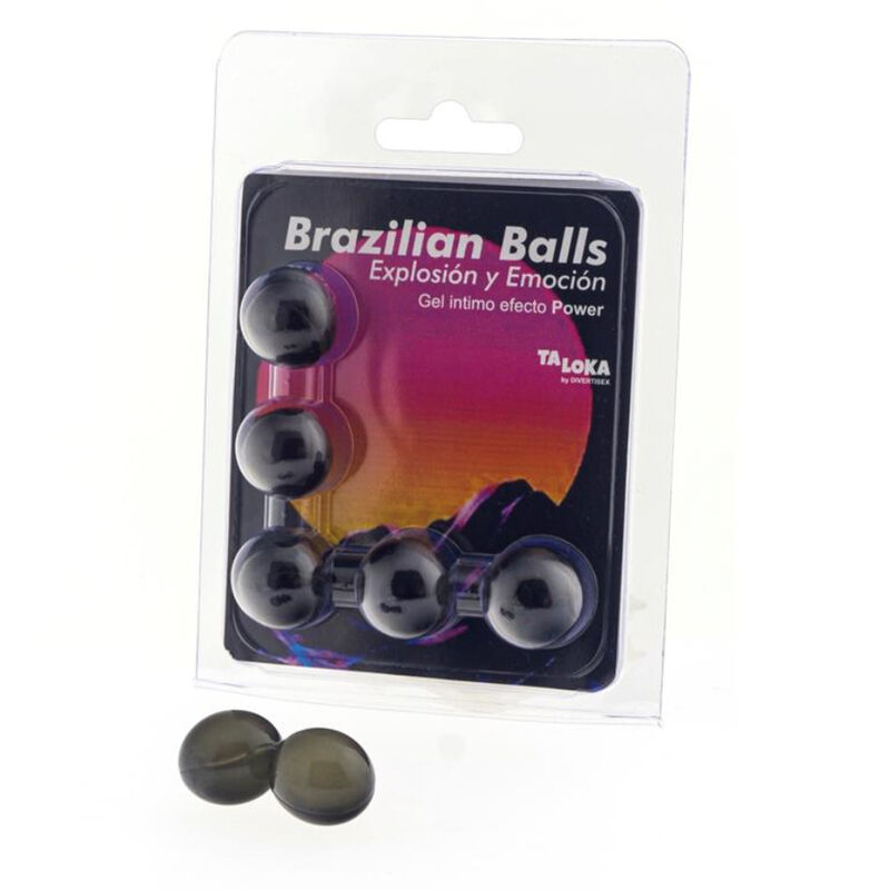 Coffret de 5 balles brésiliennes au gel excitant — TALOKA