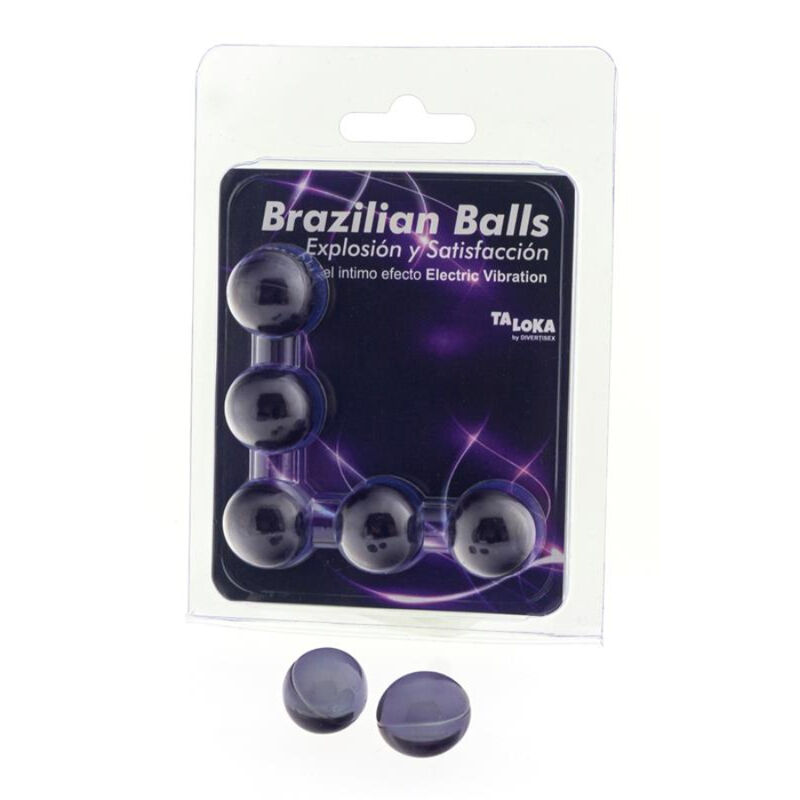 5 boules brésiliennes vibrantes au gel excitant — TALOKA