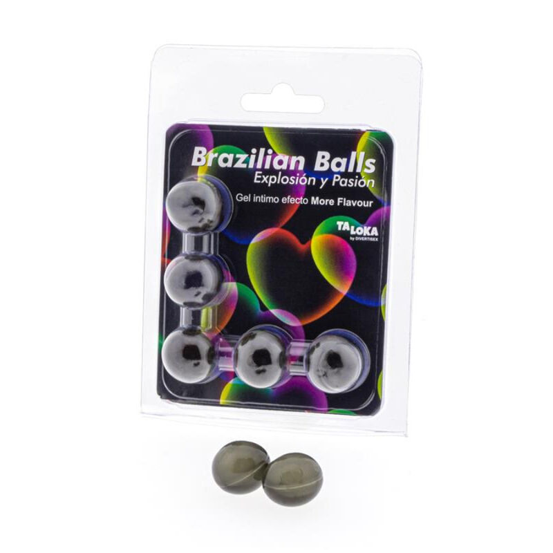 Coffret de 5 boules brésiliennes au gel excitant parfumé — TALOKA