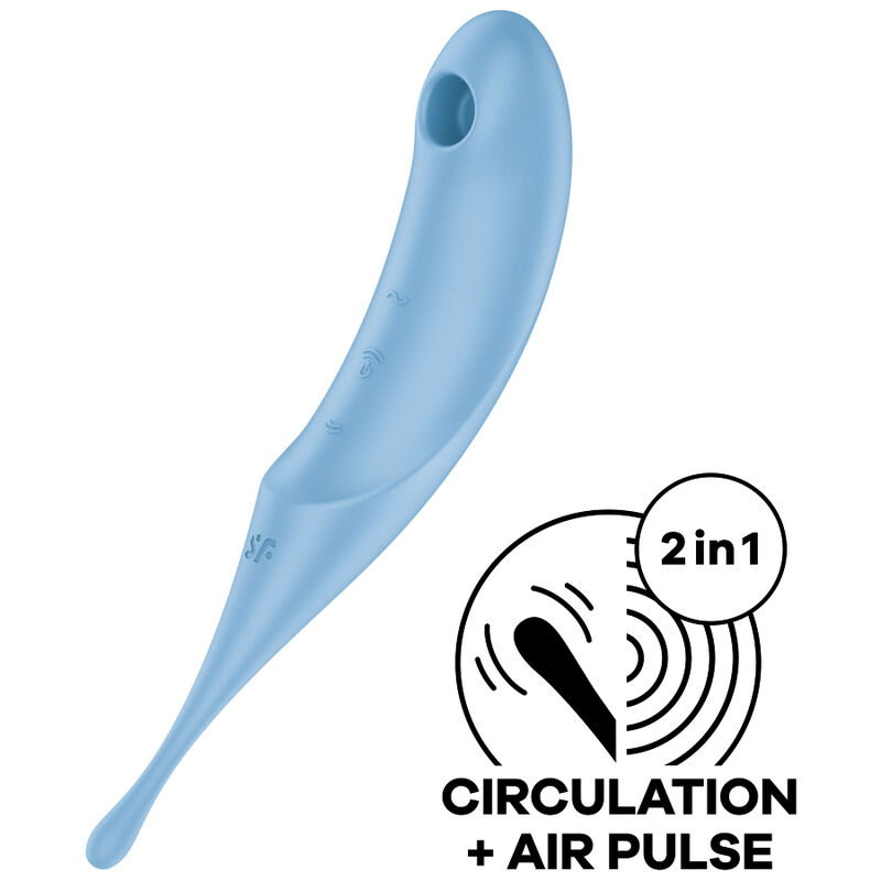 Stimulateur air pulse et vibromasseur twirling pro — SATISFYER AIR PULSE