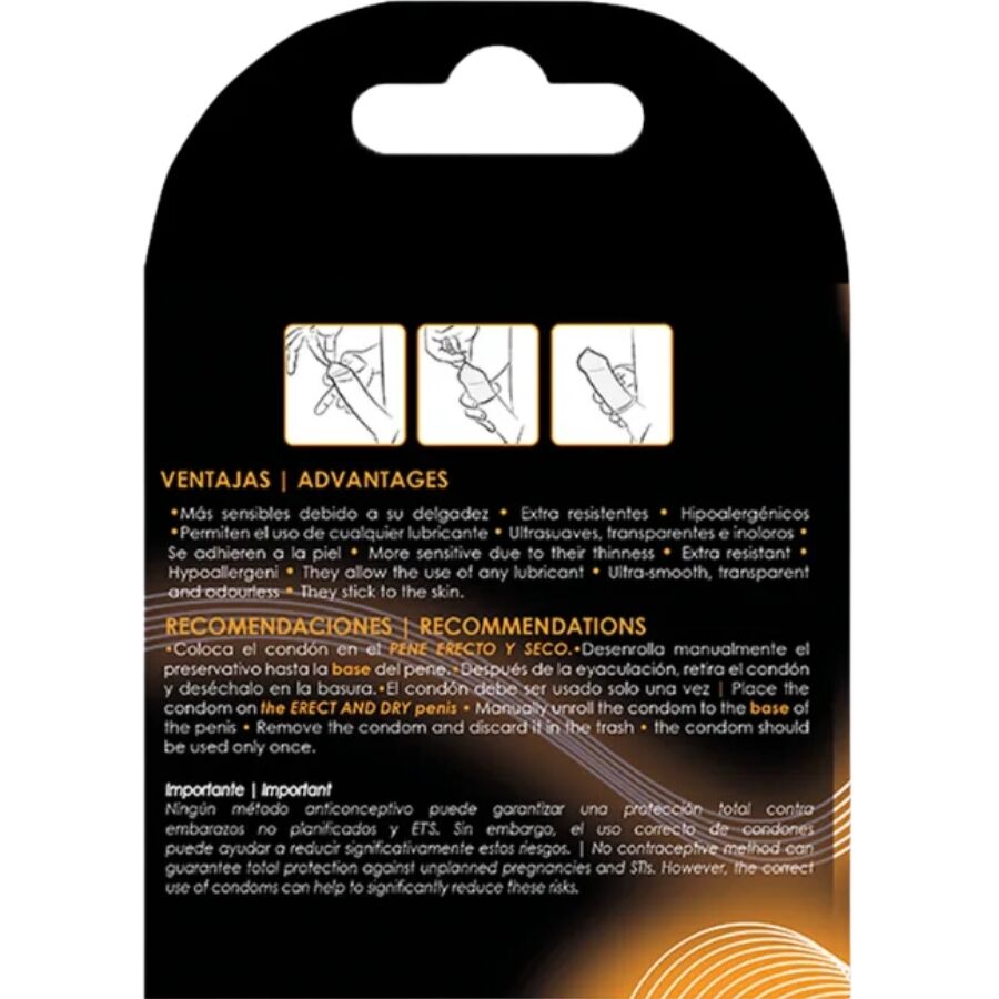 Préservatifs extra-fins sans latex — UNIQ