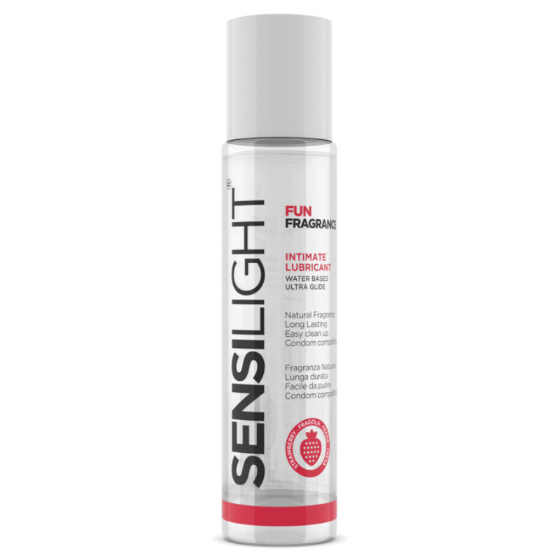 Gel lubrifiant aromatisé à la fraise Sensilight — INTIMATELINE