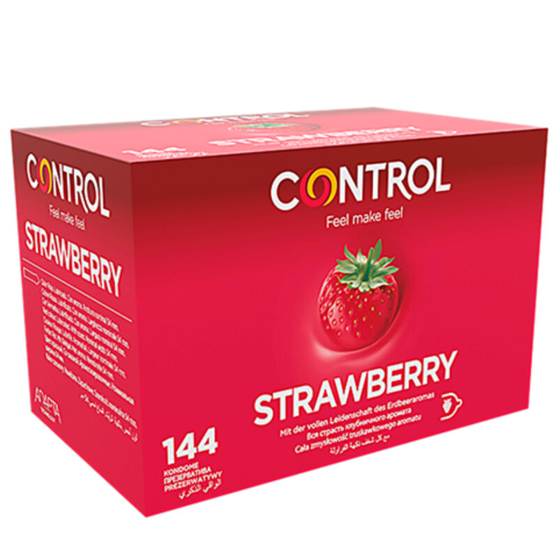 Préservatifs Adapta parfum fraise, lot de 144 — CONTROL CONDOMS