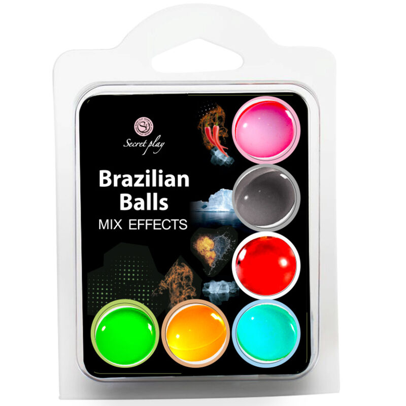 Coffret de 6 boules brésiliennes effet mix — SECRETPLAY COSMETIC