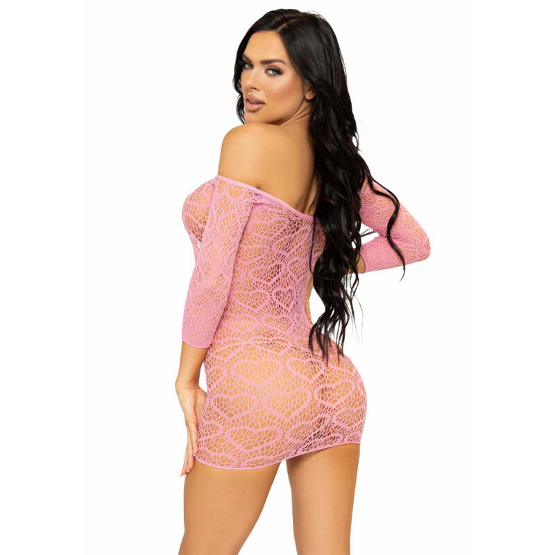 Mini-robe en filet cœur sans couture — LEG AVENUE DRESSES