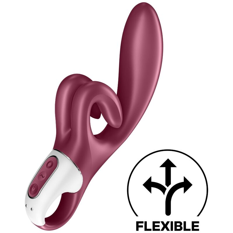 Vibrateur lapin Touch Me rouge — SATISFYER VIBRATOR