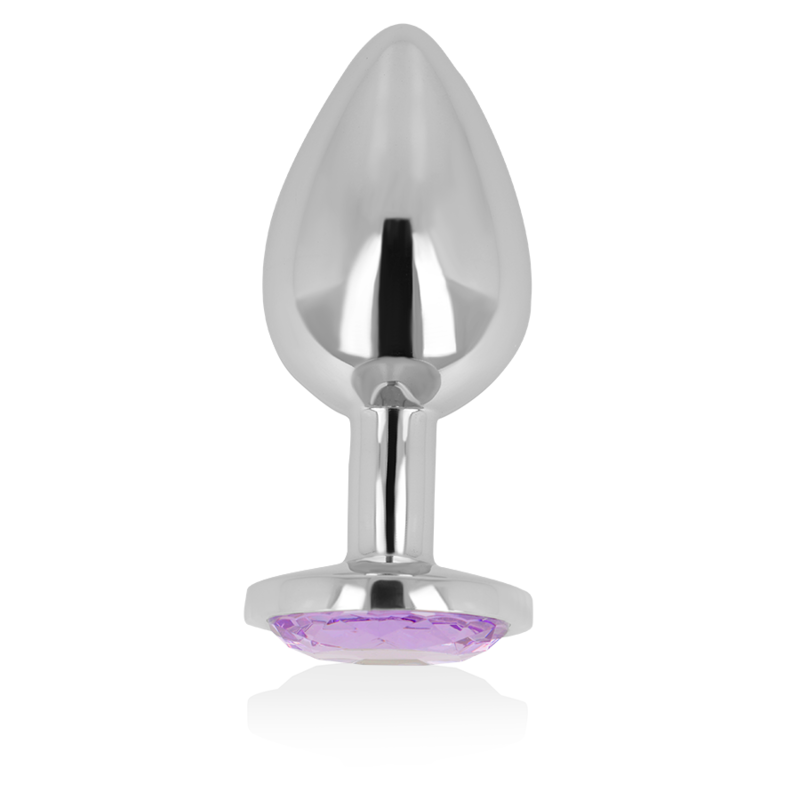 Plug anal lourd avec cristal violet — OHMAMA ANAL