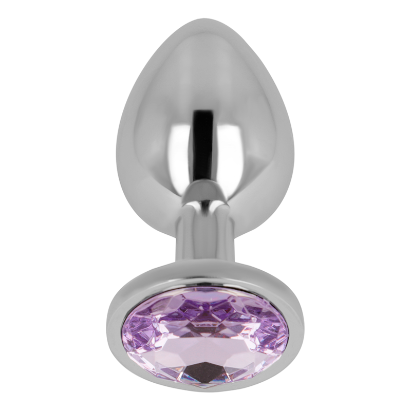 Plug anal lourd avec cristal violet — OHMAMA ANAL