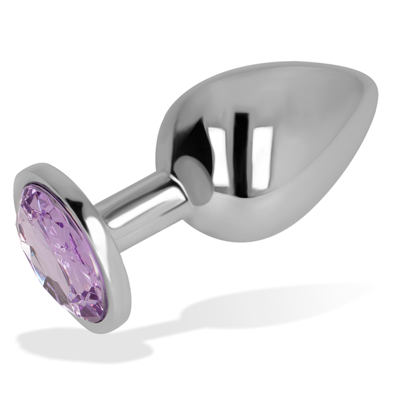 Plug anal lourd avec cristal violet — OHMAMA ANAL