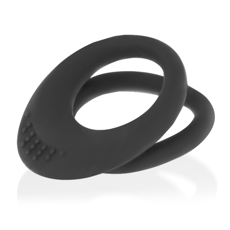 Lot de deux bagues de constriction en silicone (3,5 cm et 4,5 cm) — OHMAMA FETISH