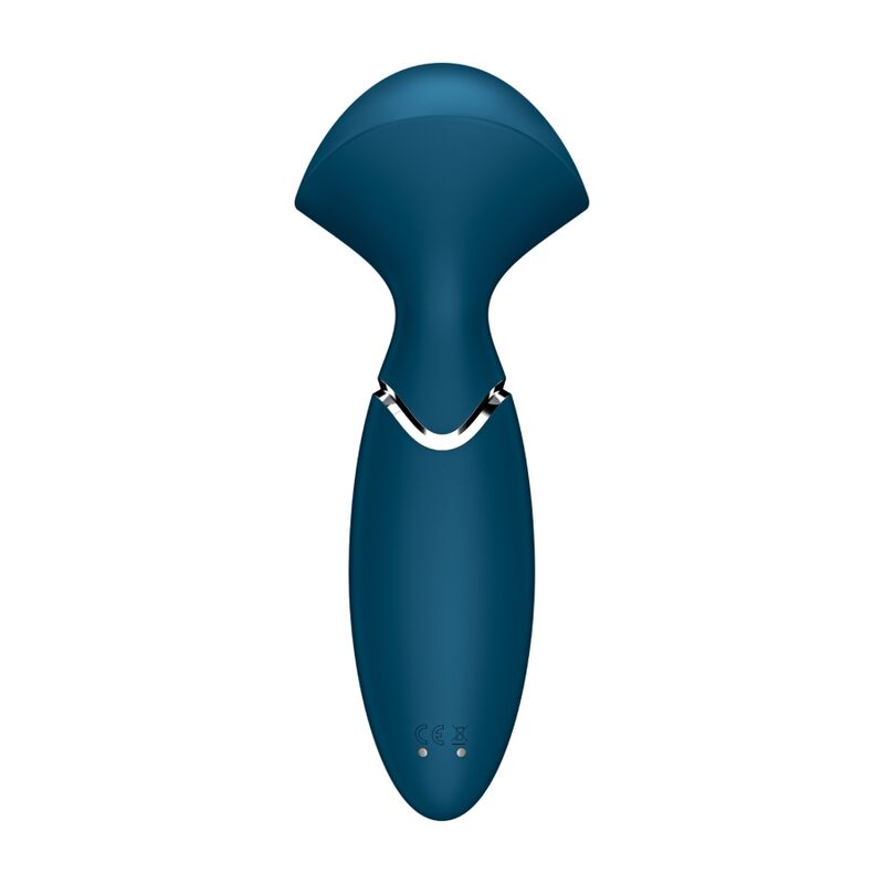 Mini wonder baguette vibrante compacte bleue — Satisfyer Wand